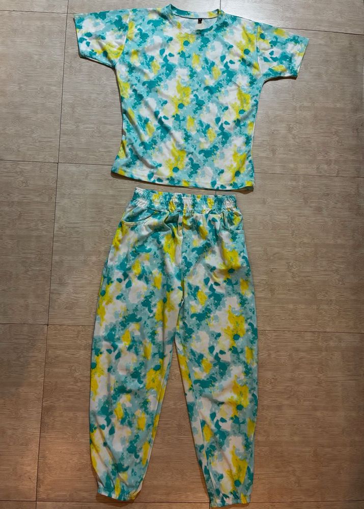 Tie-Dye T-Shirt and Pants Set