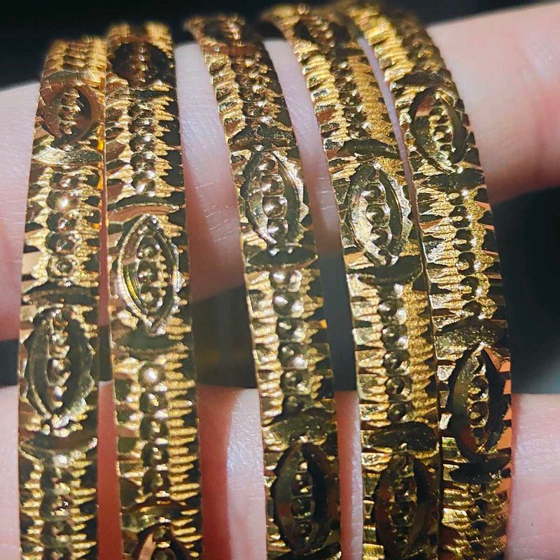 Gold Plated Bangles