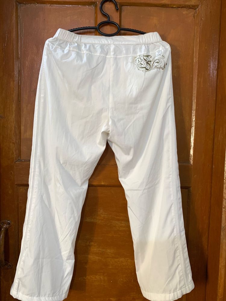White Fila Track Pants