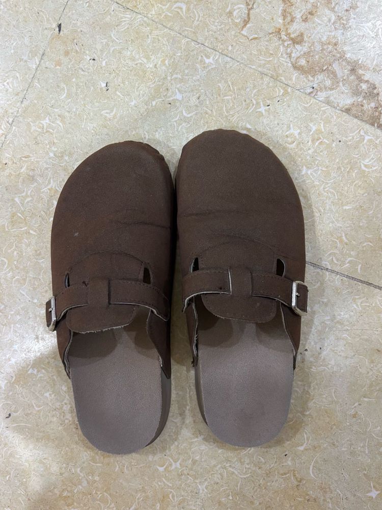 Comfortable Brown birkenstock Clogs for Women