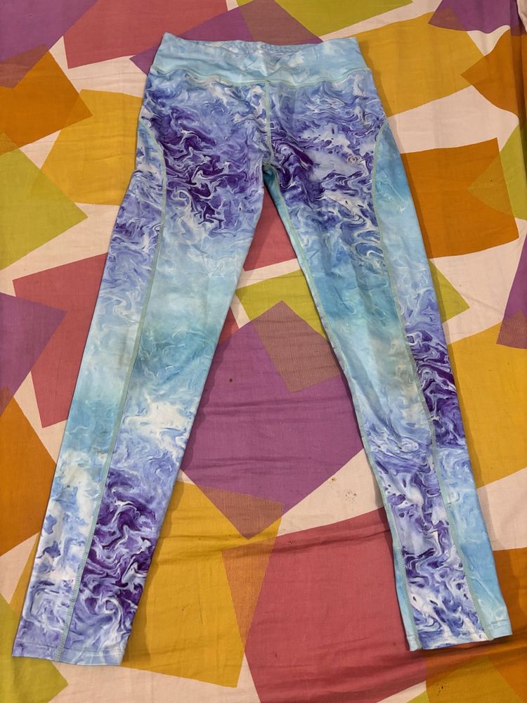 Abstract Print gym yoga Leggings