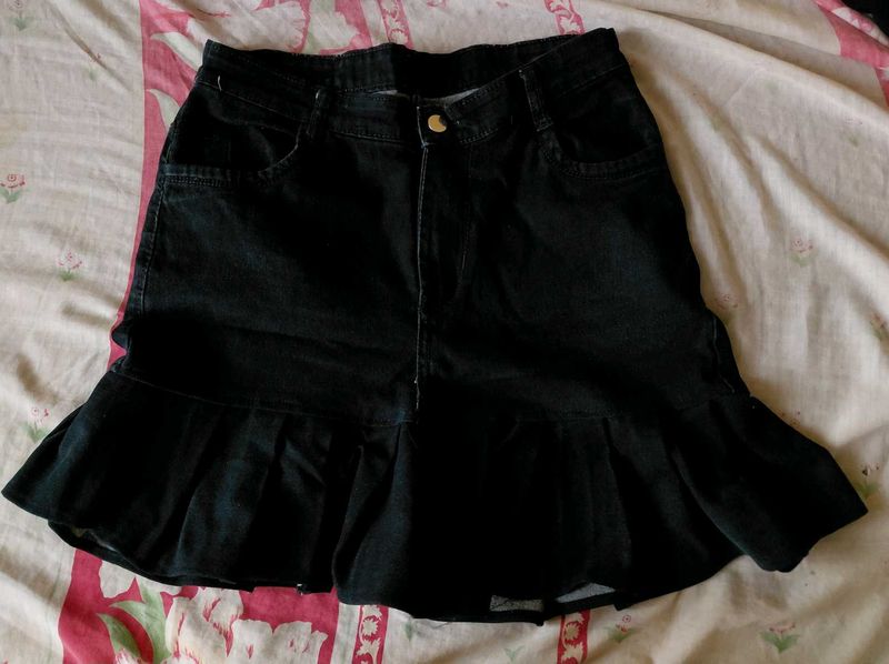 Mini Denim Skirt
