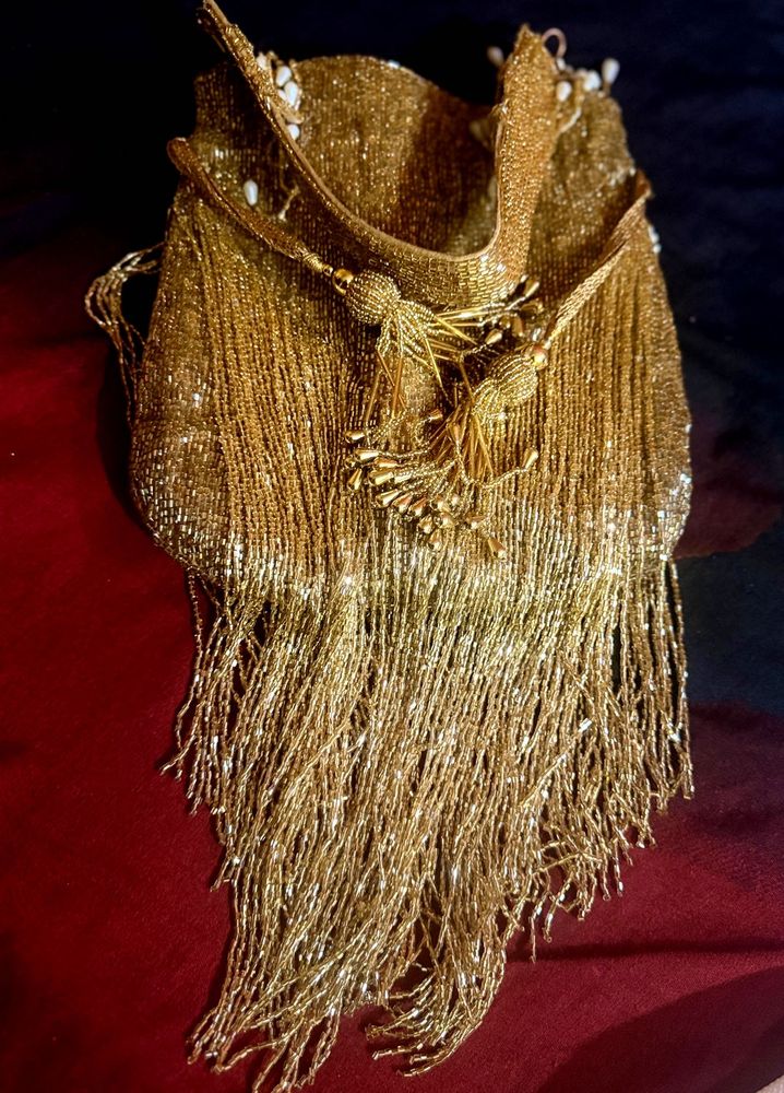 Gold  potli bag