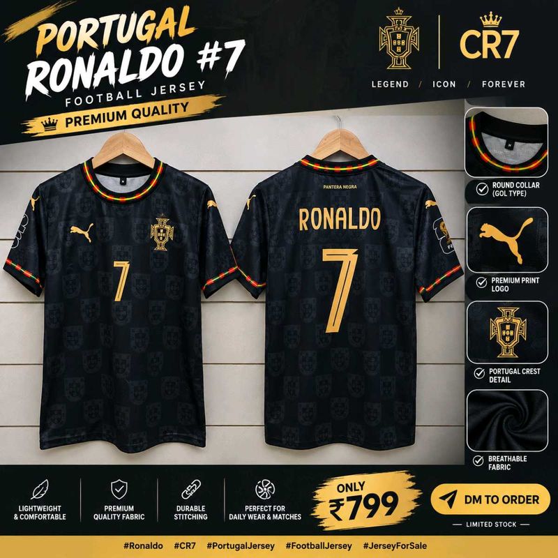 Portugal Ronaldo #7 Football Jersey