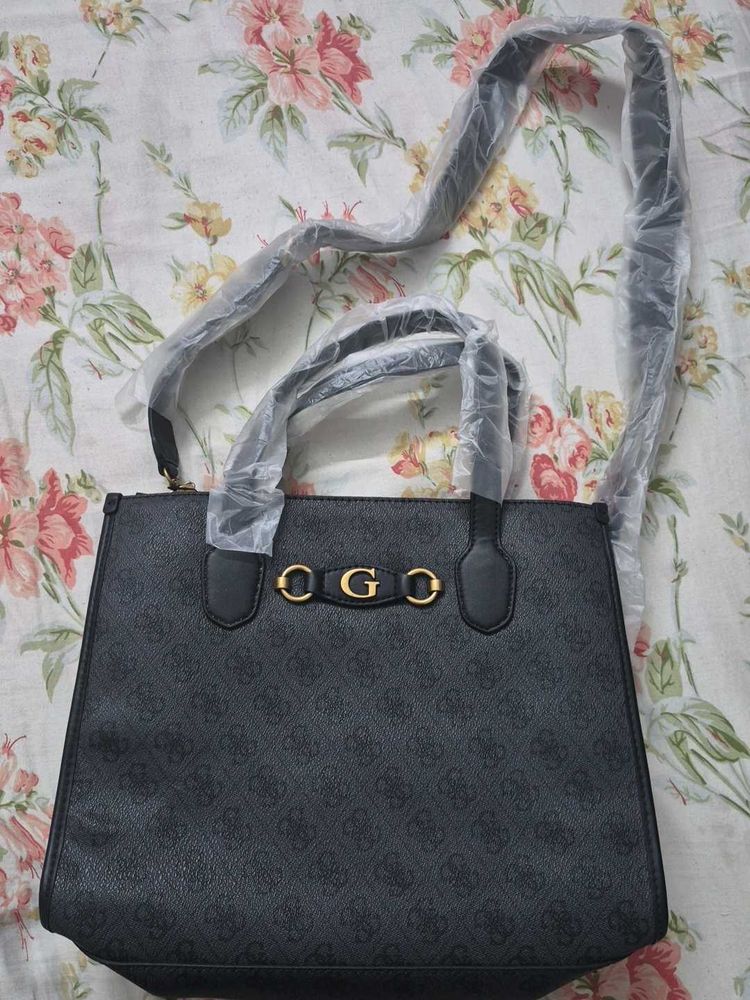 Guess Monogram Tote Bag