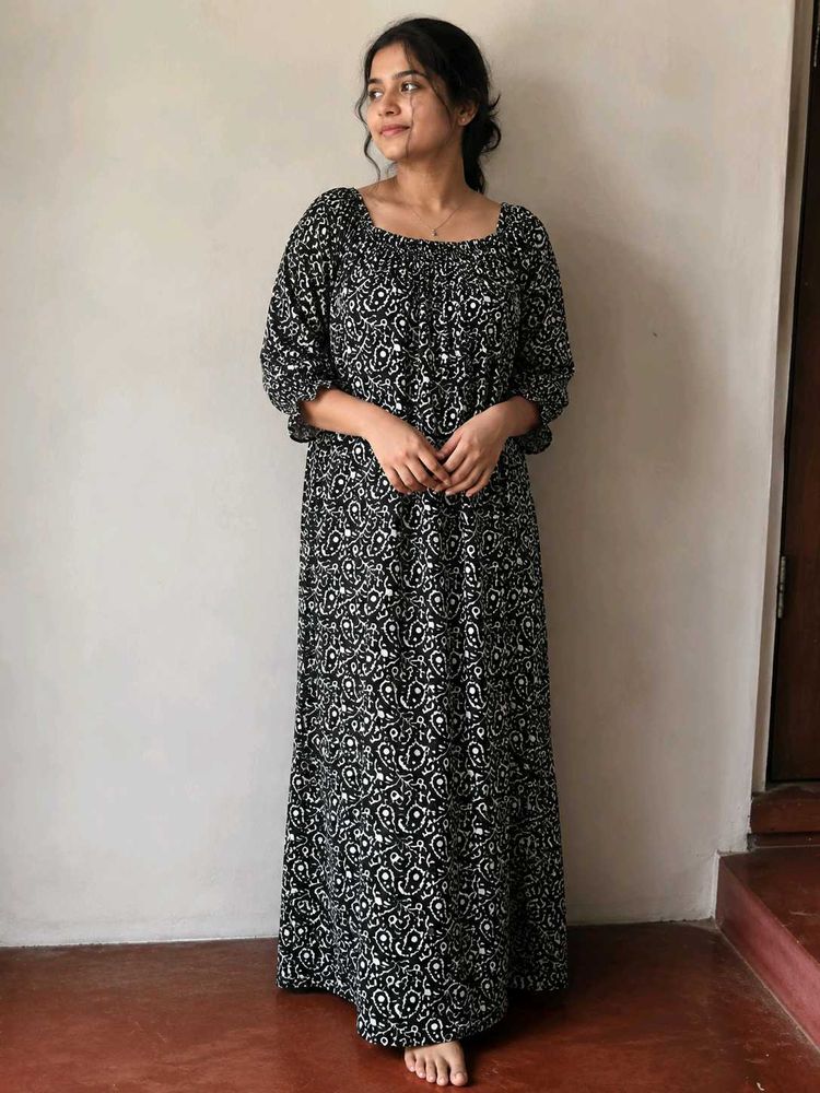 Bohemian Paisley Maxi Dress