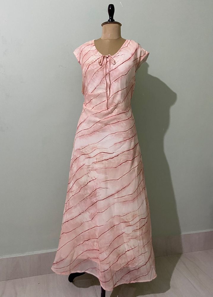 Pink Flowy Maxi Dress
