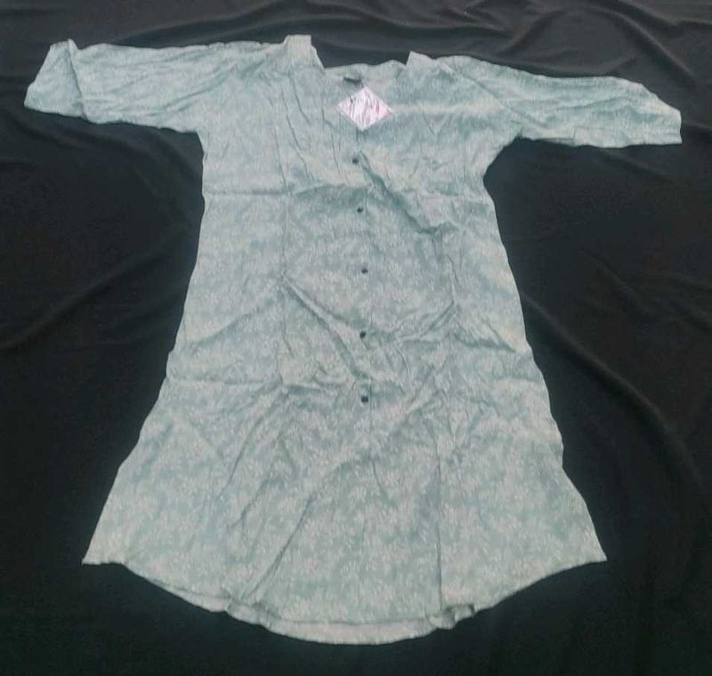 Elegant Green Kurta - New with Tags