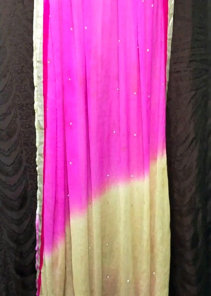 Dupatta silk fabric smoothly
