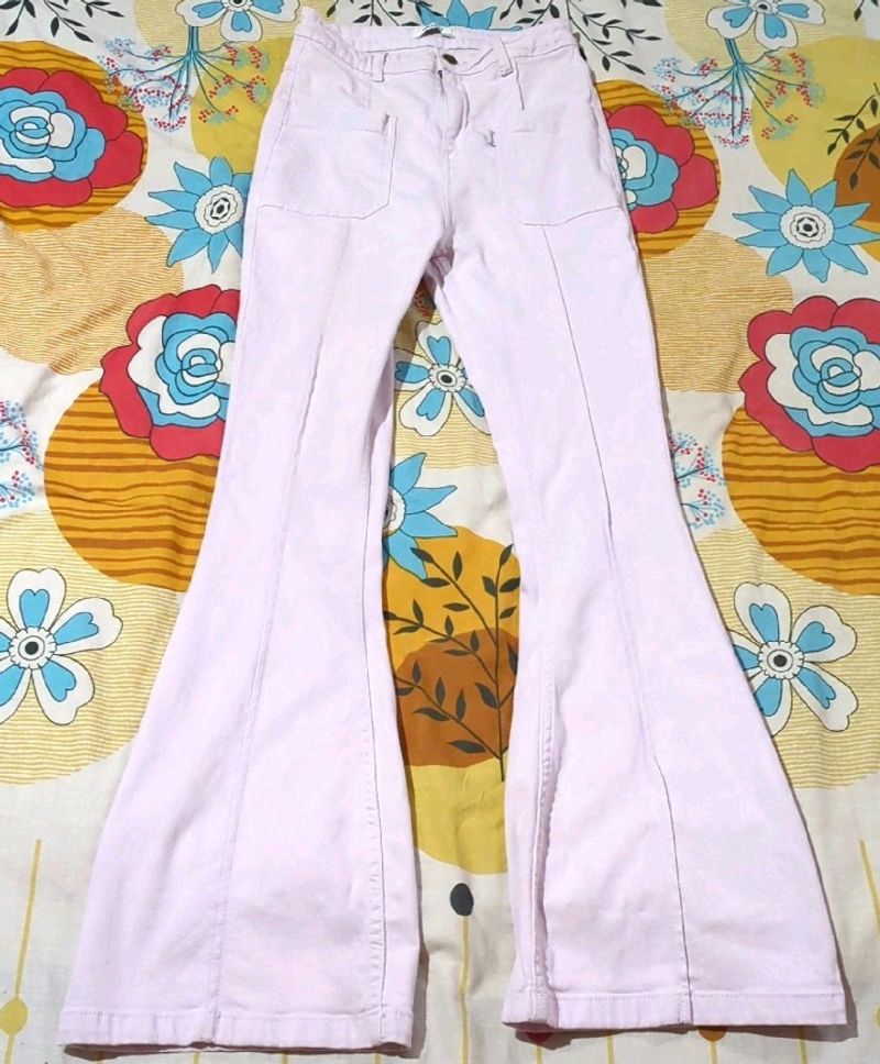 FREAKINS Lilac Bootcut Jeans
