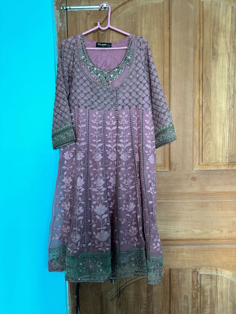 Exclusive Elegant Mauve Embellished Kurta