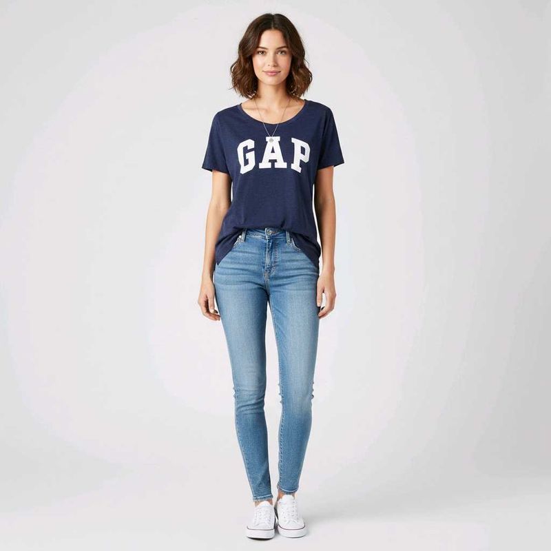 GAP Navy Blue Graphic T-Shirt