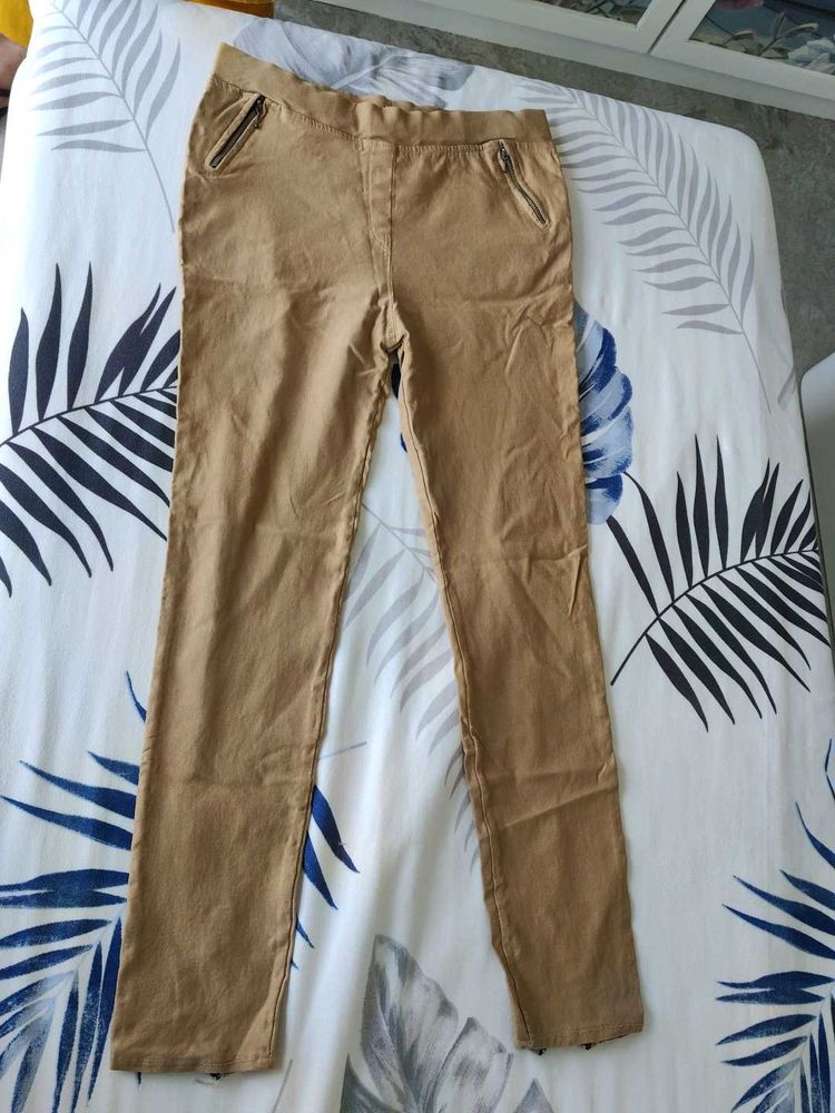 Women's Casual Tan Pants