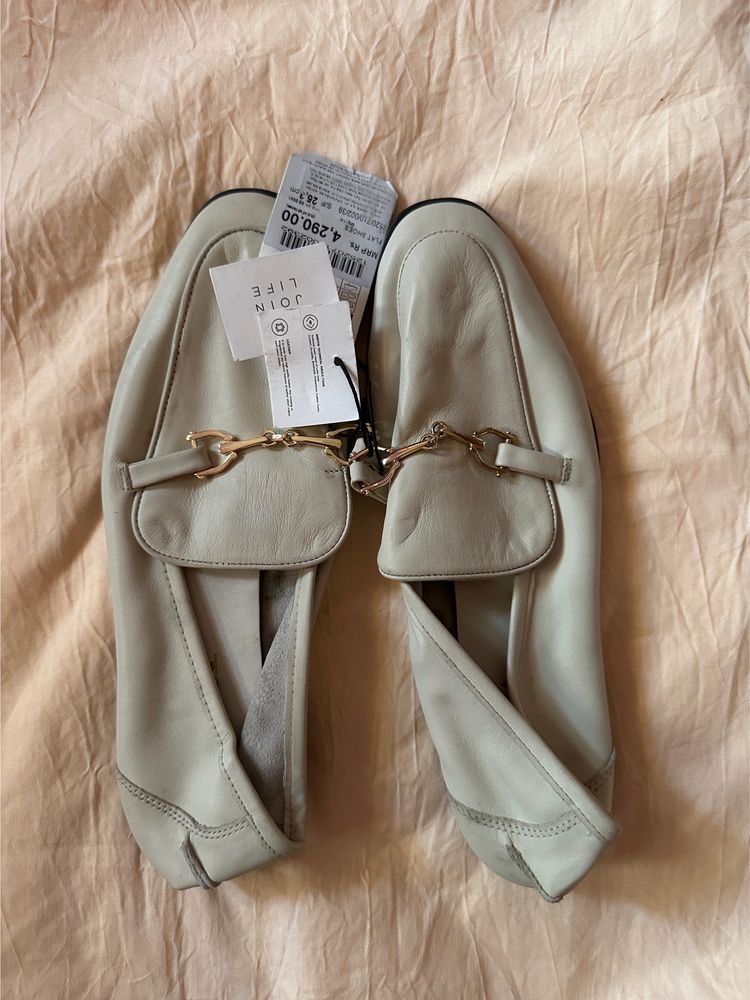 Zara Off White Shoes