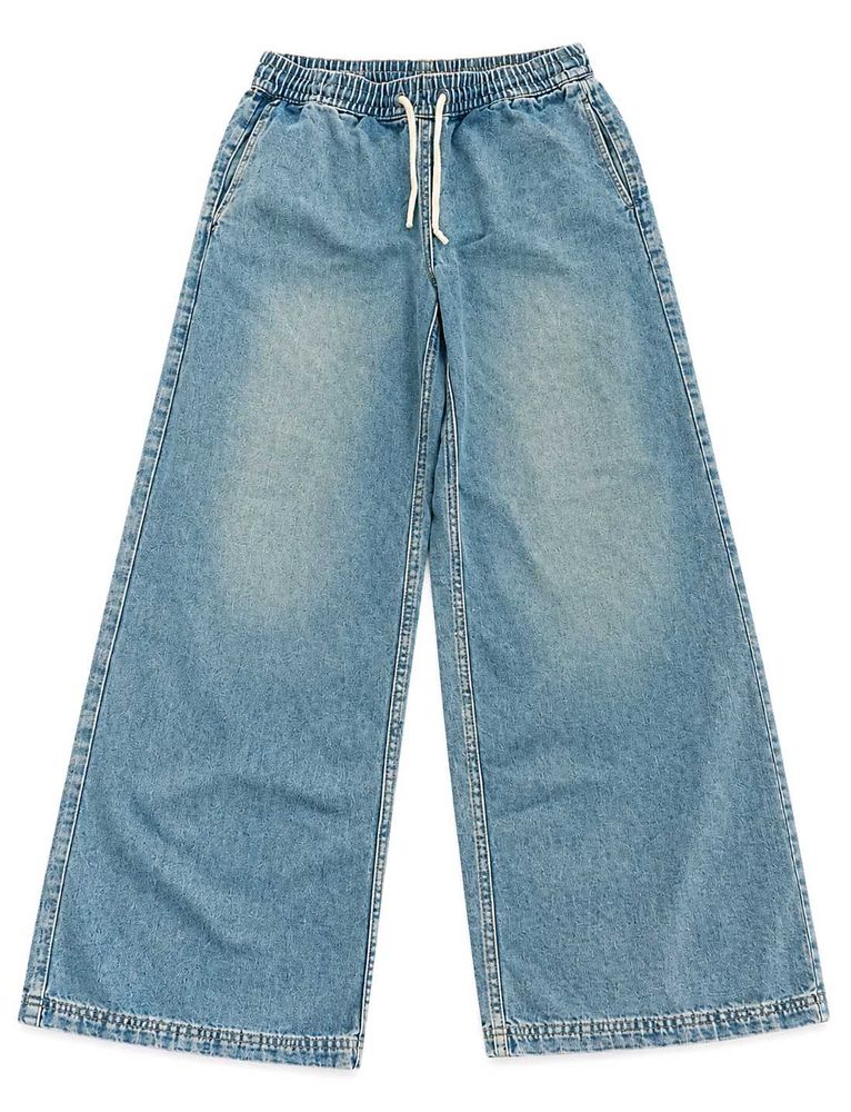 H&amp;M divided Light Wash Wide Leg Jeans