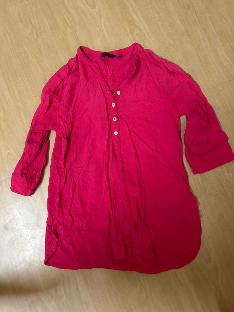 Pink 3/4 Sleeve Top