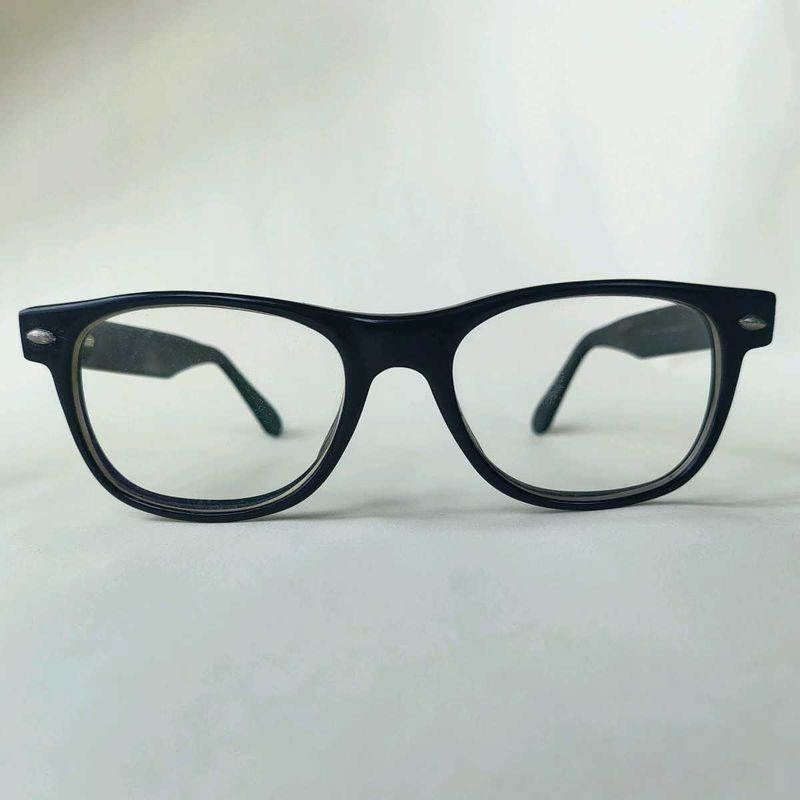 Black Wayfarer Style Glasses