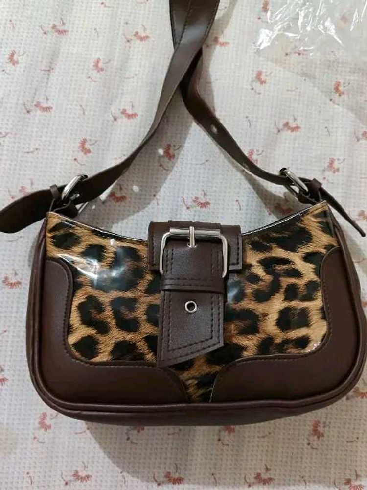 Leopard brown bag