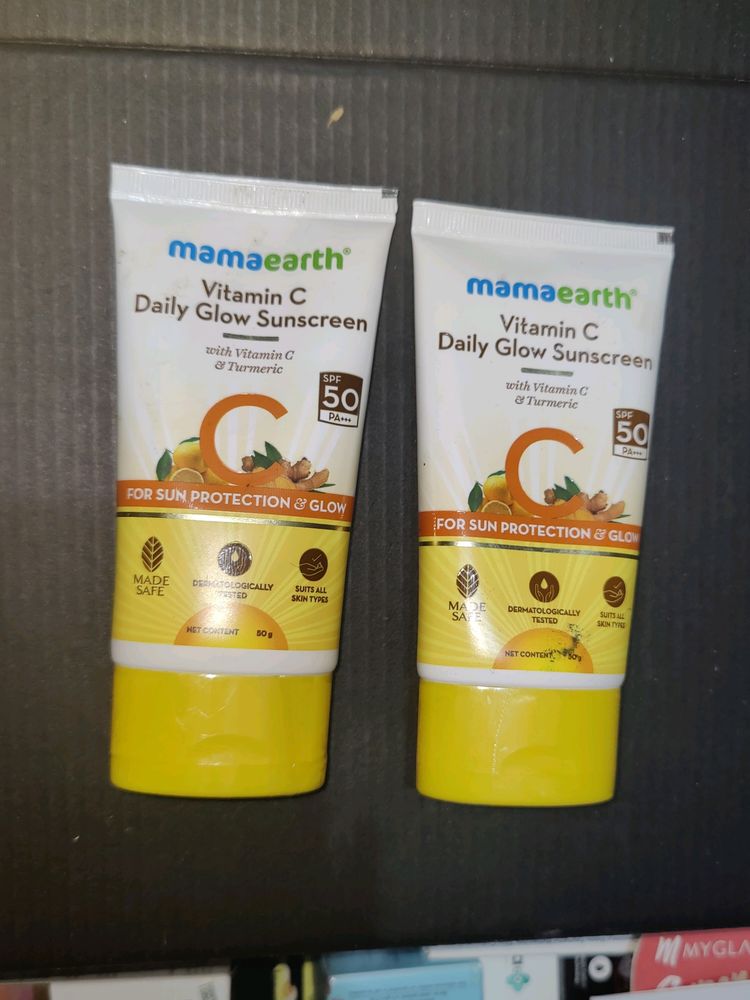 Mamaearth Vit C Glow Sunscreen
