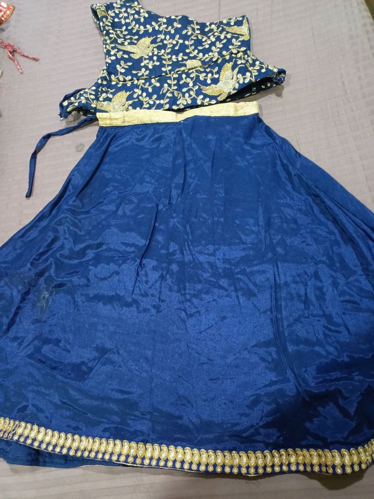 one shoulder lehenga set