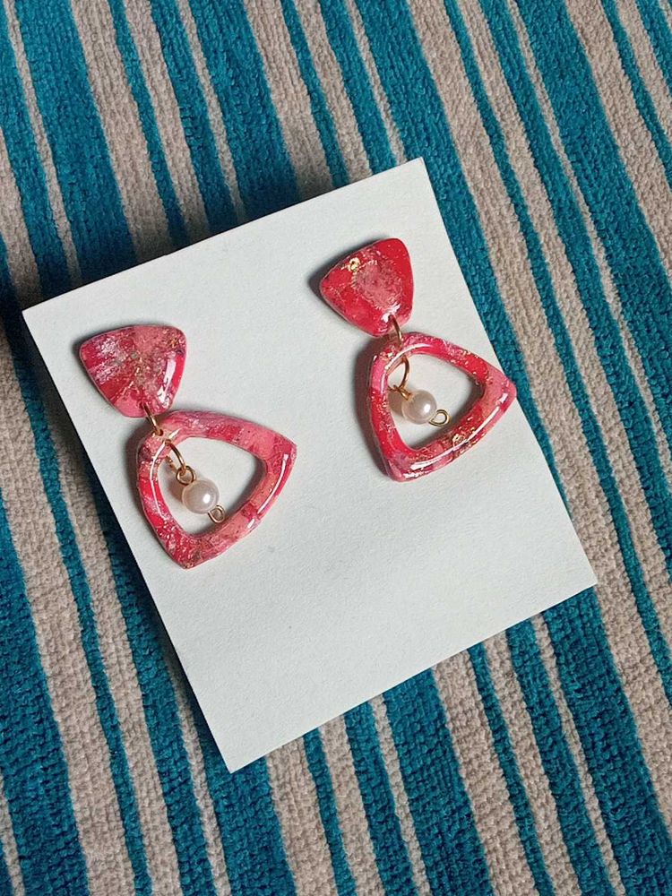 Triangle Dangle Earrings