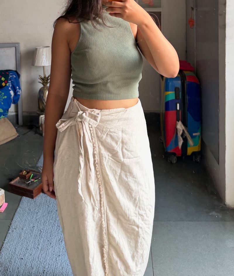 Boho Chic Wrap Skirt