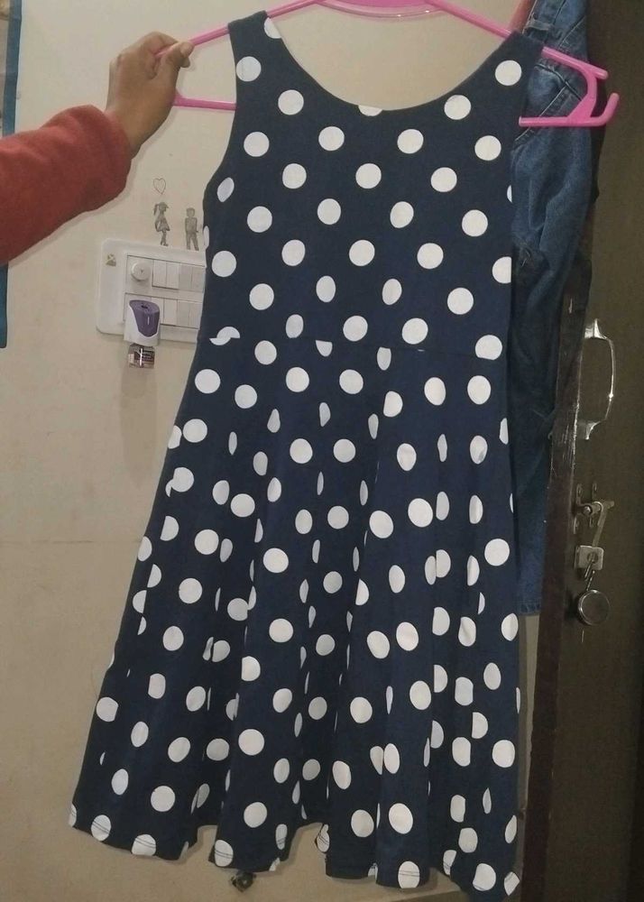 Polka Dot Fit &amp; Flare Dress