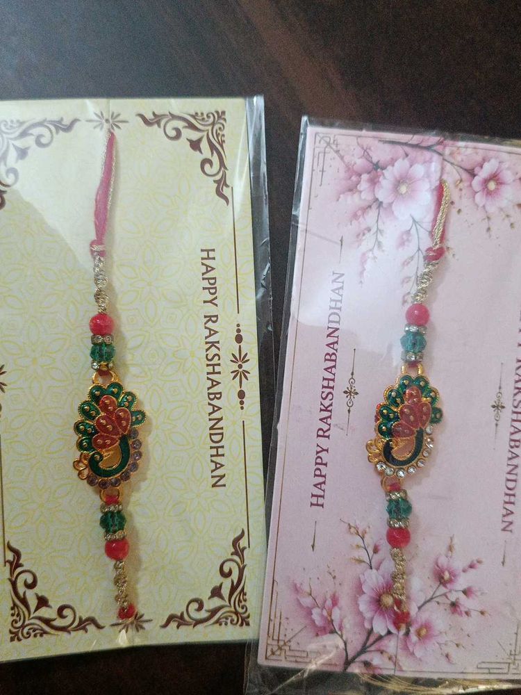 Beautiful Rakhi Set 3 pc combo