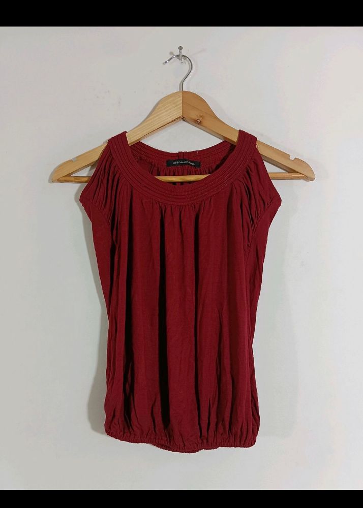 Maroon Top