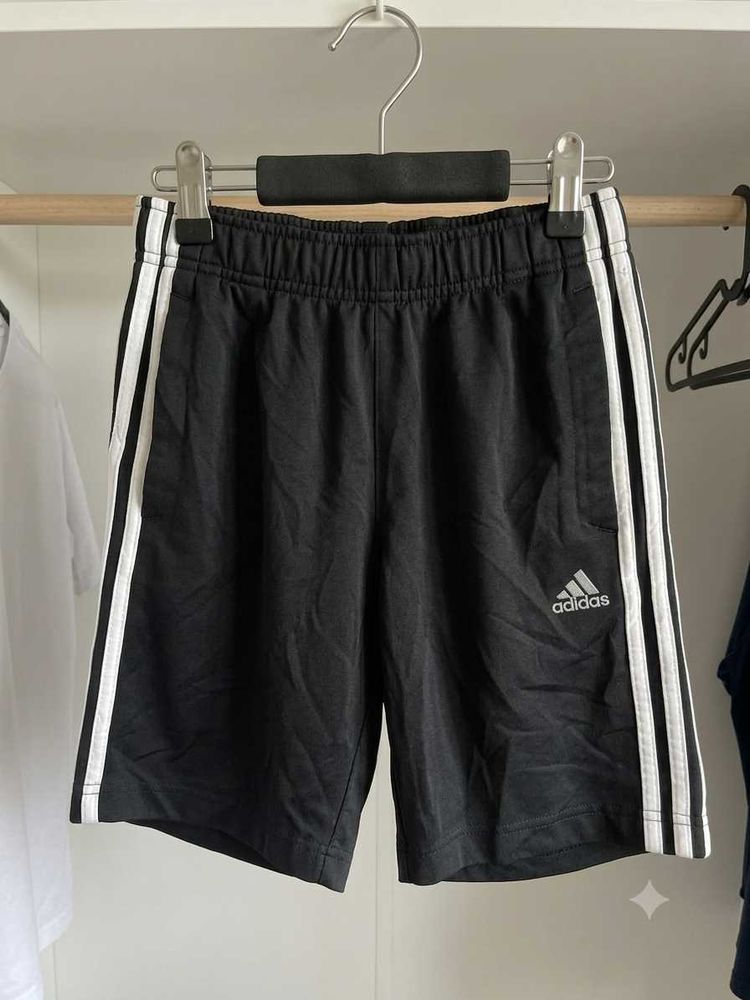 Adidas Black 3-Stripes Shorts