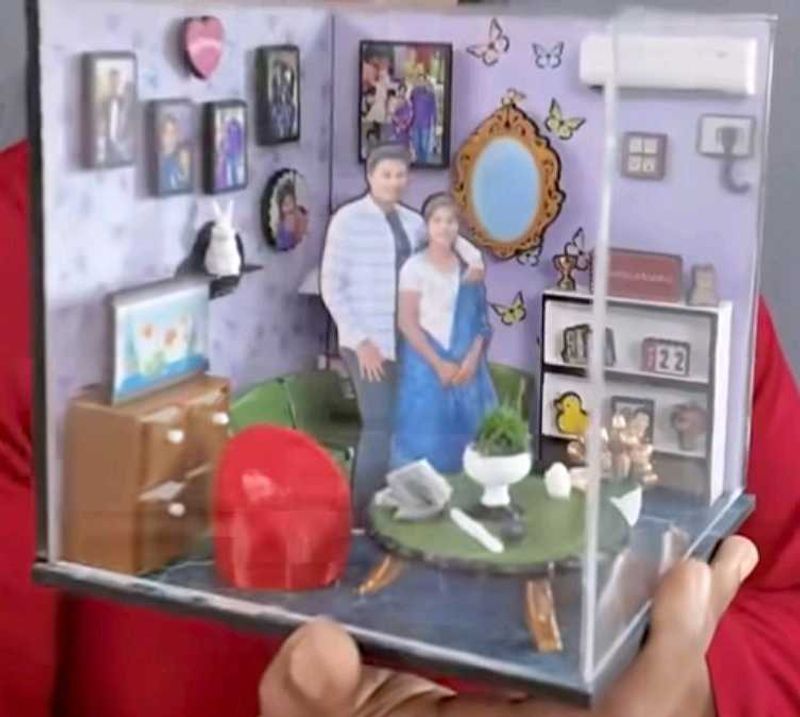 3d Miniature Dollhouse Room Box