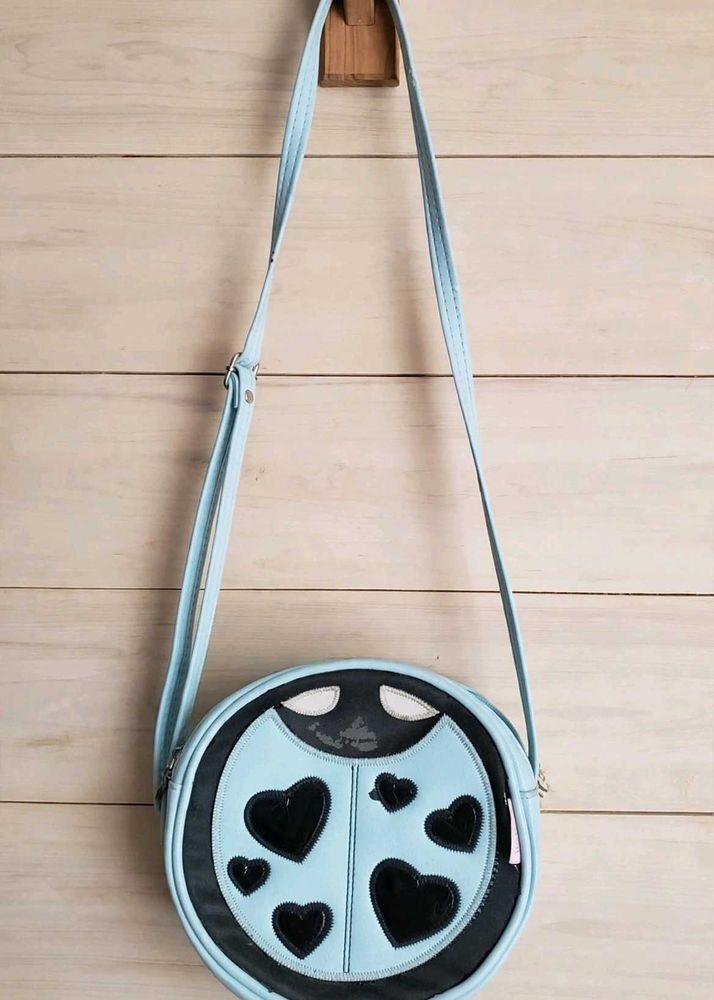 Cute Ladybug Round Crossbody Bag