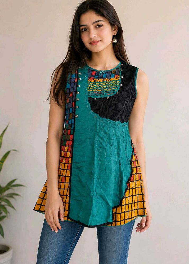 New Colorful Printed Kurta