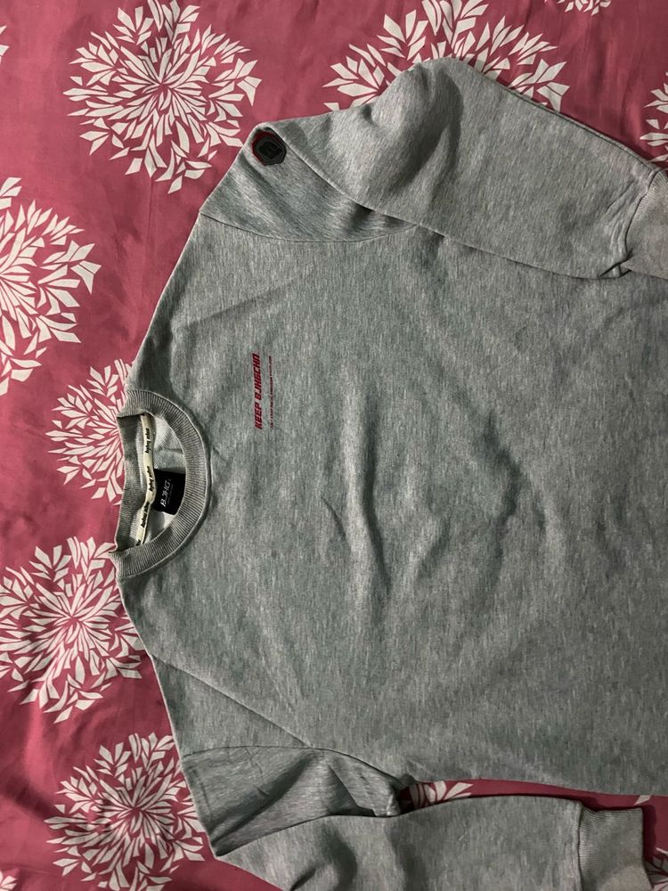Grey Crewneck Sweatshirt