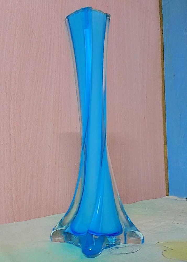 Blue Glass Vase