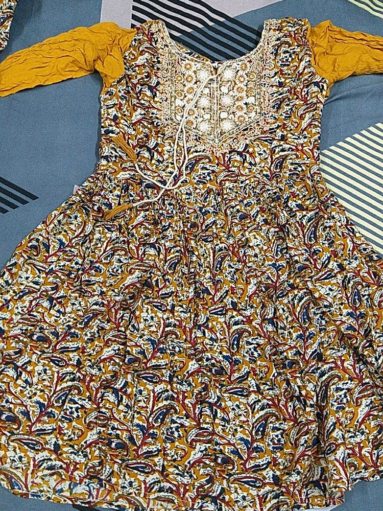 Printed Cotton Dress