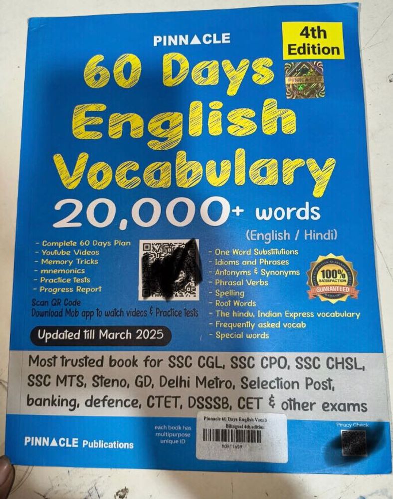 60 Days English Vocabulary 20,000+ Words