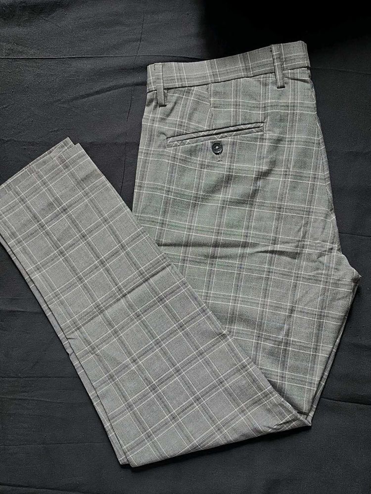 Men's Plaid Dress Pants