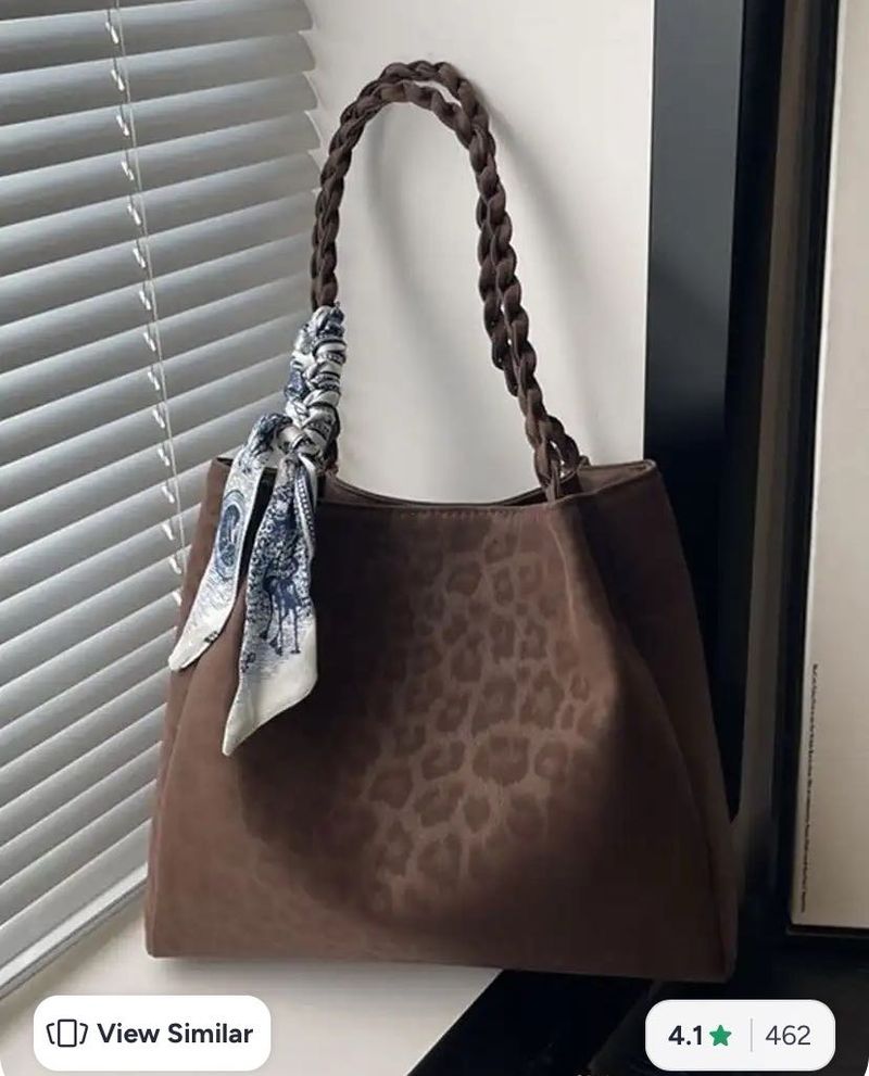Stylish Leopard Print Shoulder Bag