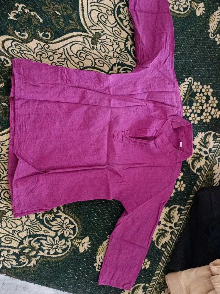 Purple Kurta set