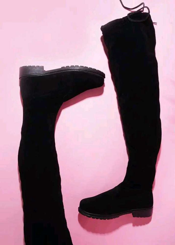 Black Over-the-Knee Boots