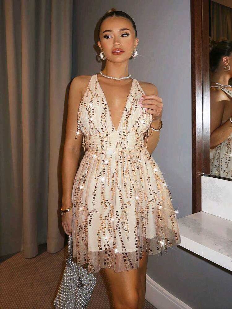 Sparkly Sequin Party Dress