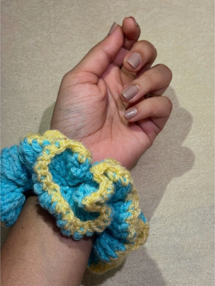 Handmade Crochet Scrunchie