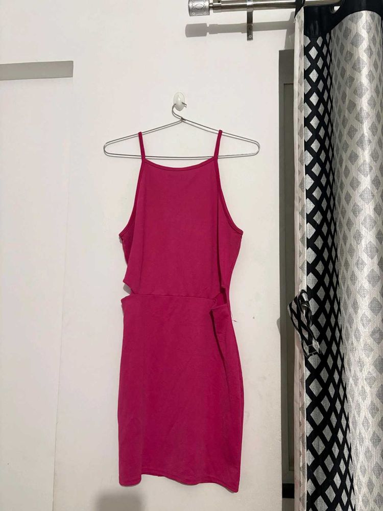 Magenta Bodycon Dress