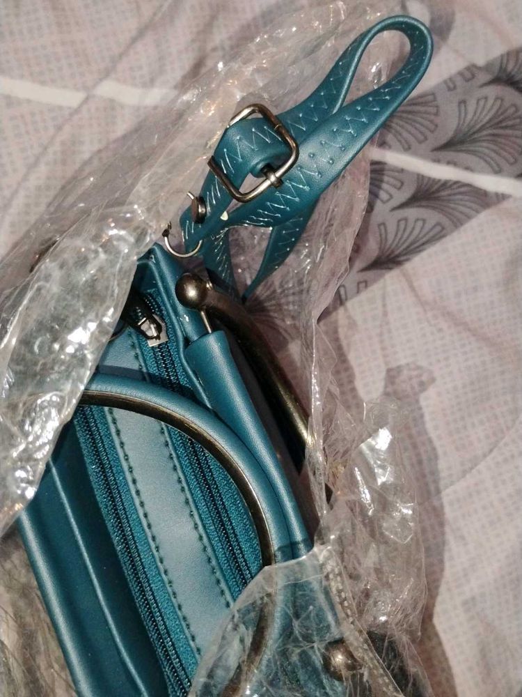 Stylish Teal Handbag