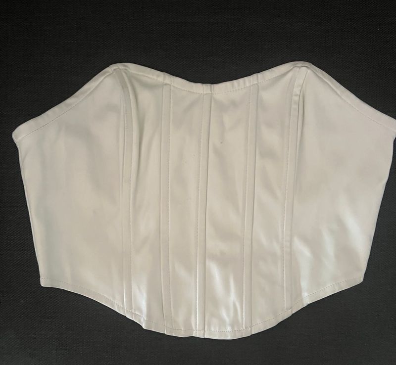 Chic White Corset Top