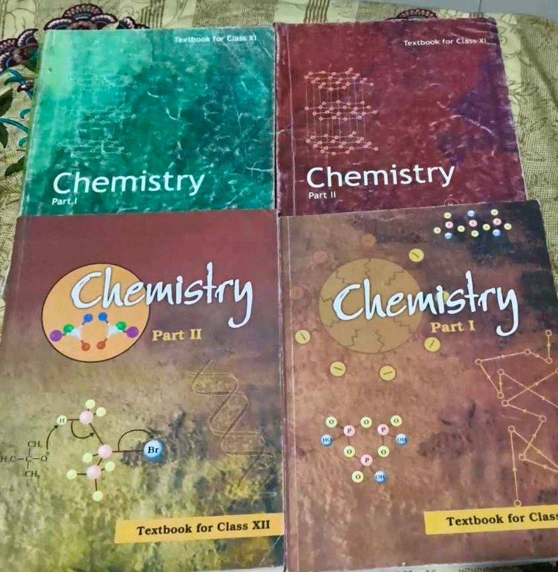NCERT textbooks Chemistry 11th &amp; 12th