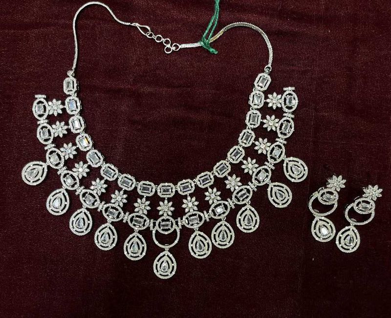 American Diamond Jewellery Sets