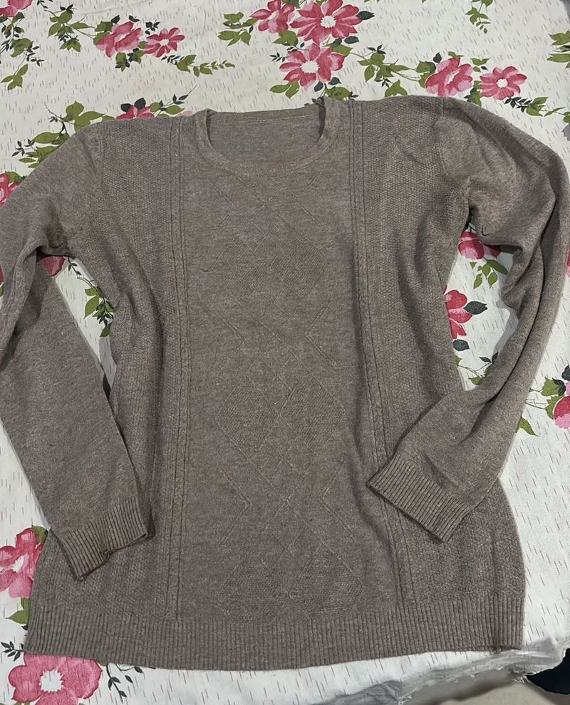 Beige Knit Sweater