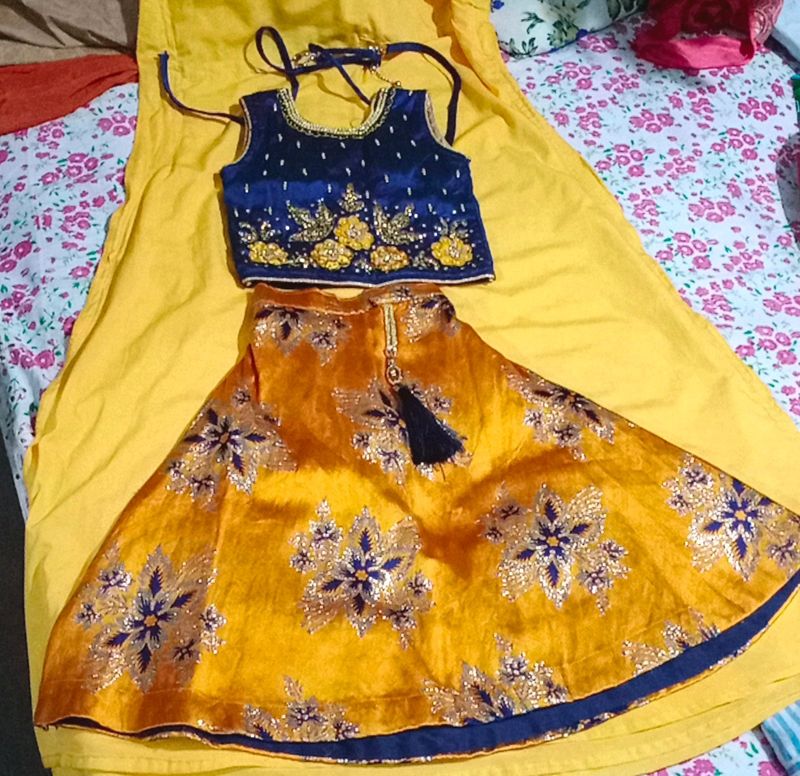 Lehenga For 1.5 To 2 Years Girl Baby